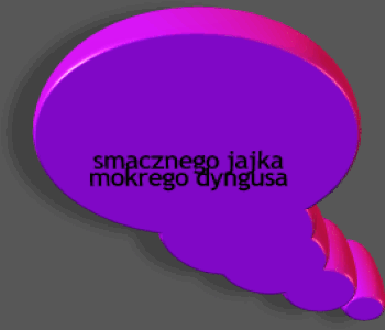 Chmurka smacznego jajka